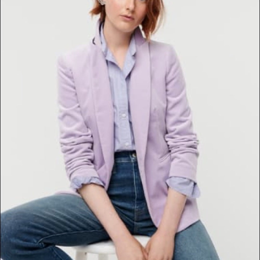 Lavender Parke Velvet Blazer